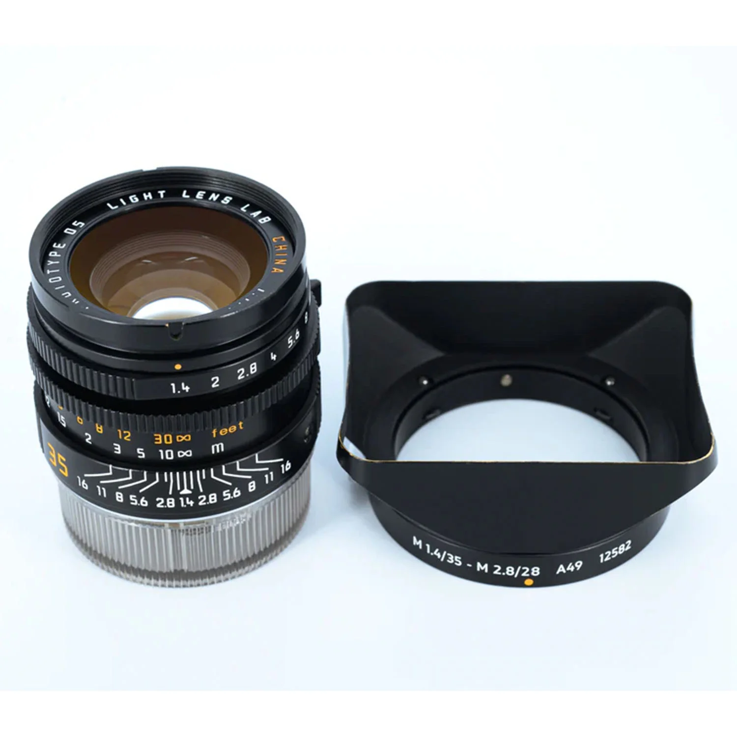 Light Lens Lab 35mm f1.4 Aspherical "11873" - Black Paint