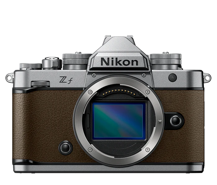 Nikon Zf Silver Body w/ Sepia Brown