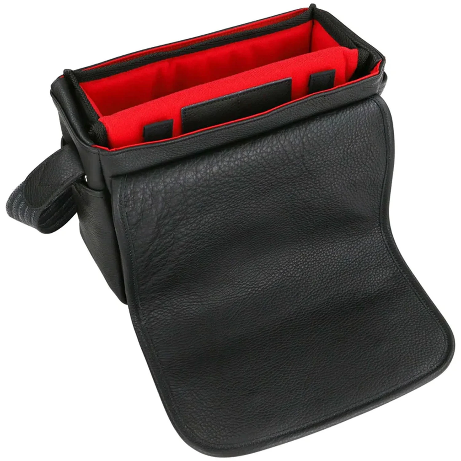 Oberwerth Harry & Sally Cow-Hide Black w/ Red Insert - Image 4