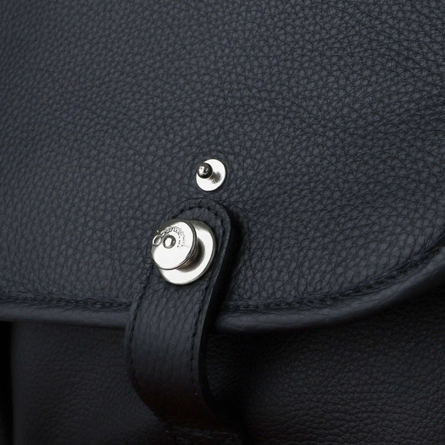Oberwerth Harry & Sally Cow-Hide Black w/ Red Insert - Image 7