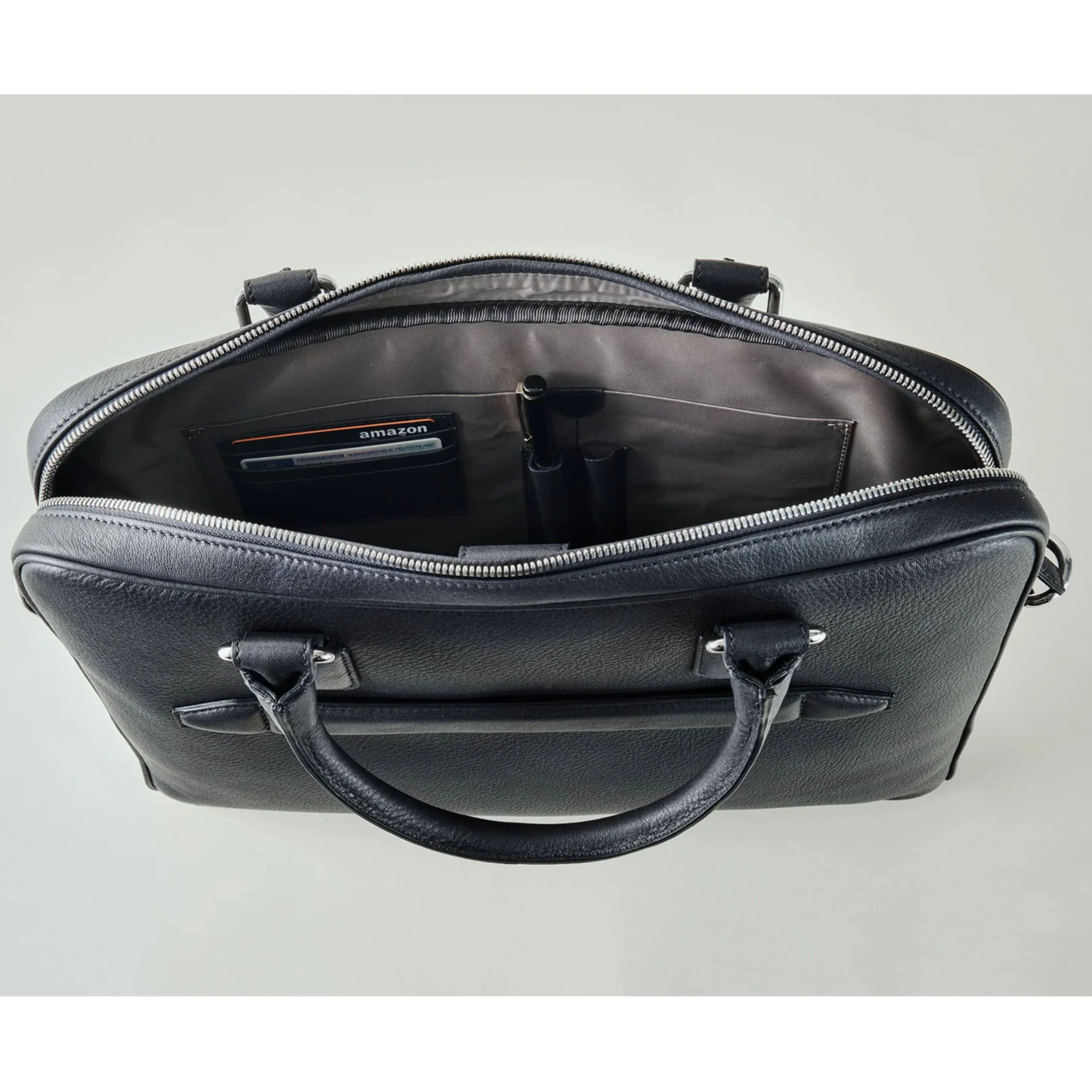 Oberwerth  Warren 1Z Soft Laptop Bag - Navy Blue - Image 4