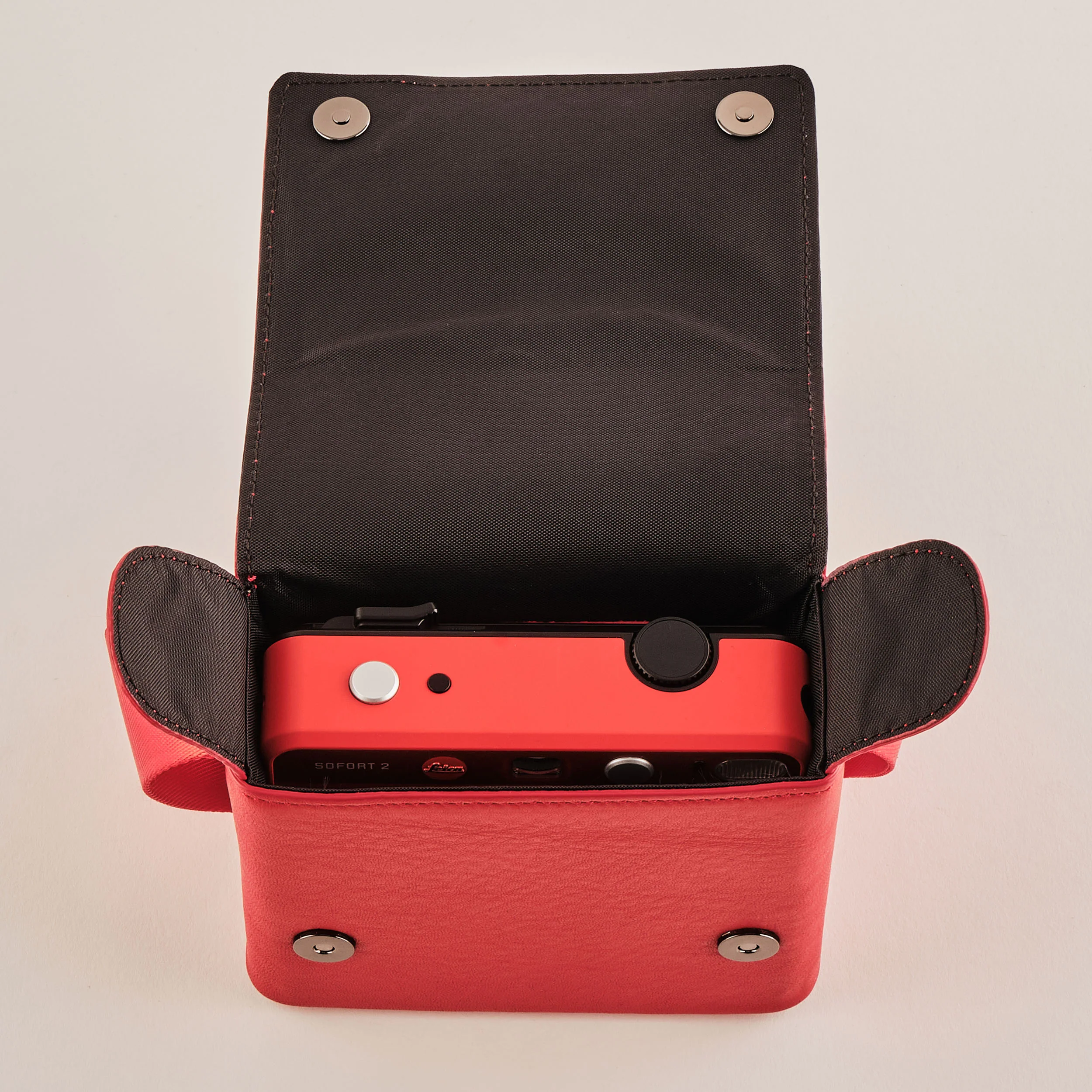 Oberwerth Microbag Leica Sofort 2 Case - Fiery Red - Image 2