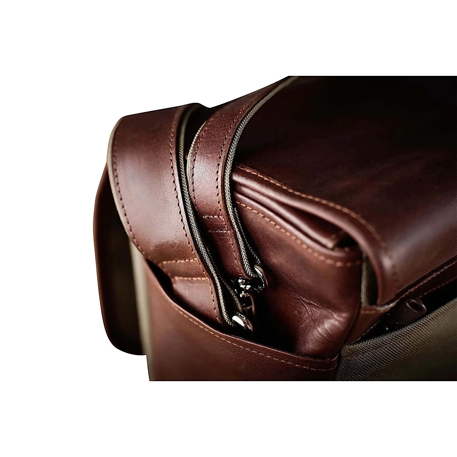 Oberwerth Porto Cordura Black / Cow Hide Dark Brown - Image 5