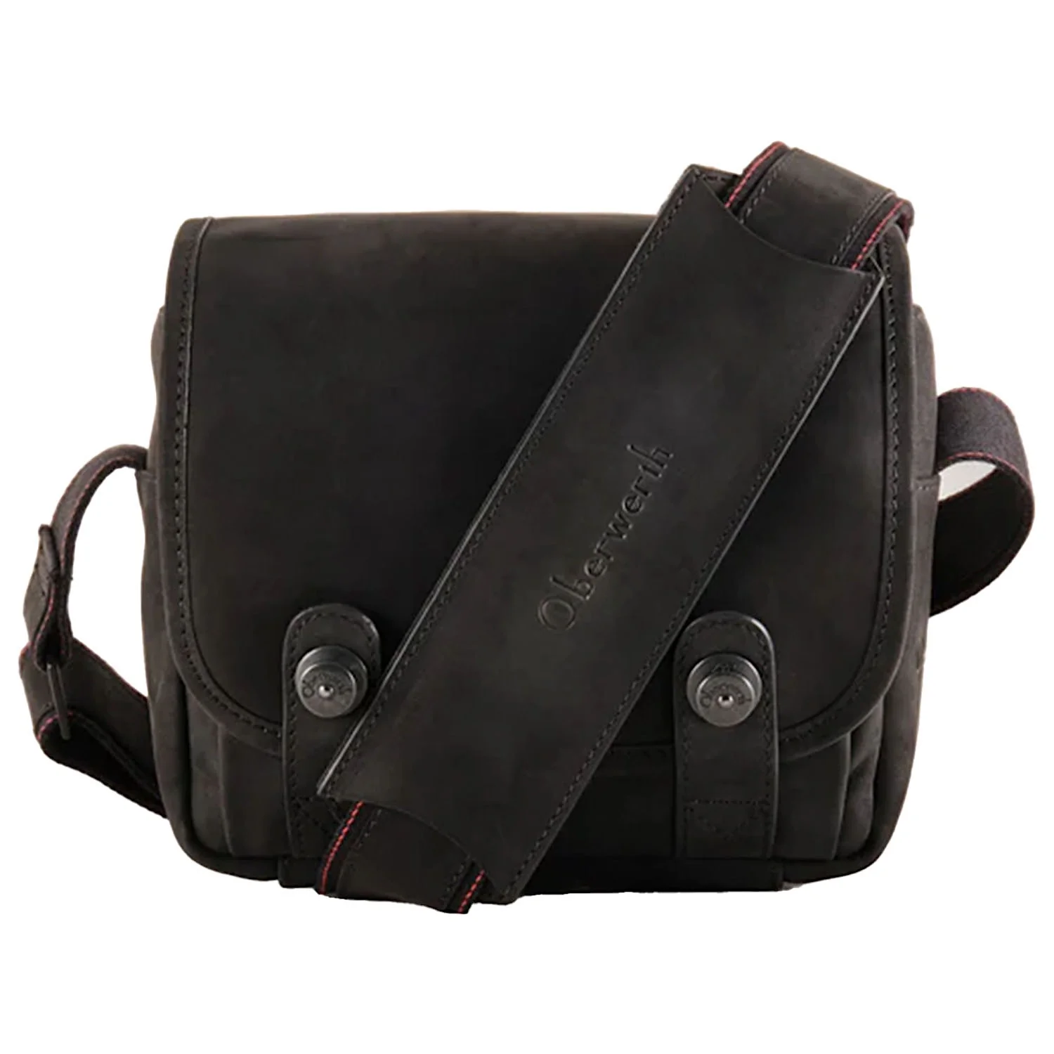 Oberwerth Q Bag Hydro - Black w/ Red Stitching