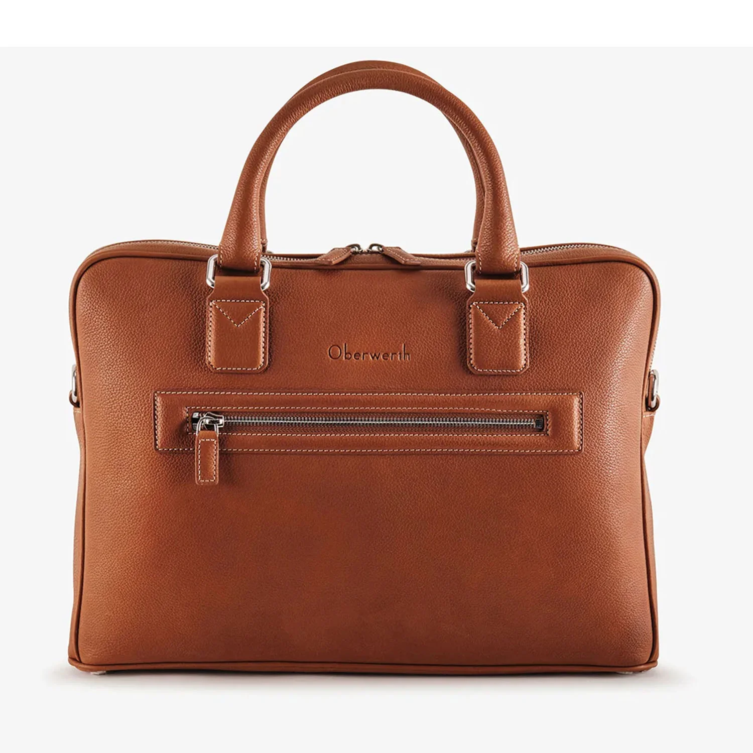 Oberwerth  Warren 1Z Luxury Laptop Bag - Muscat Gold - Image 2