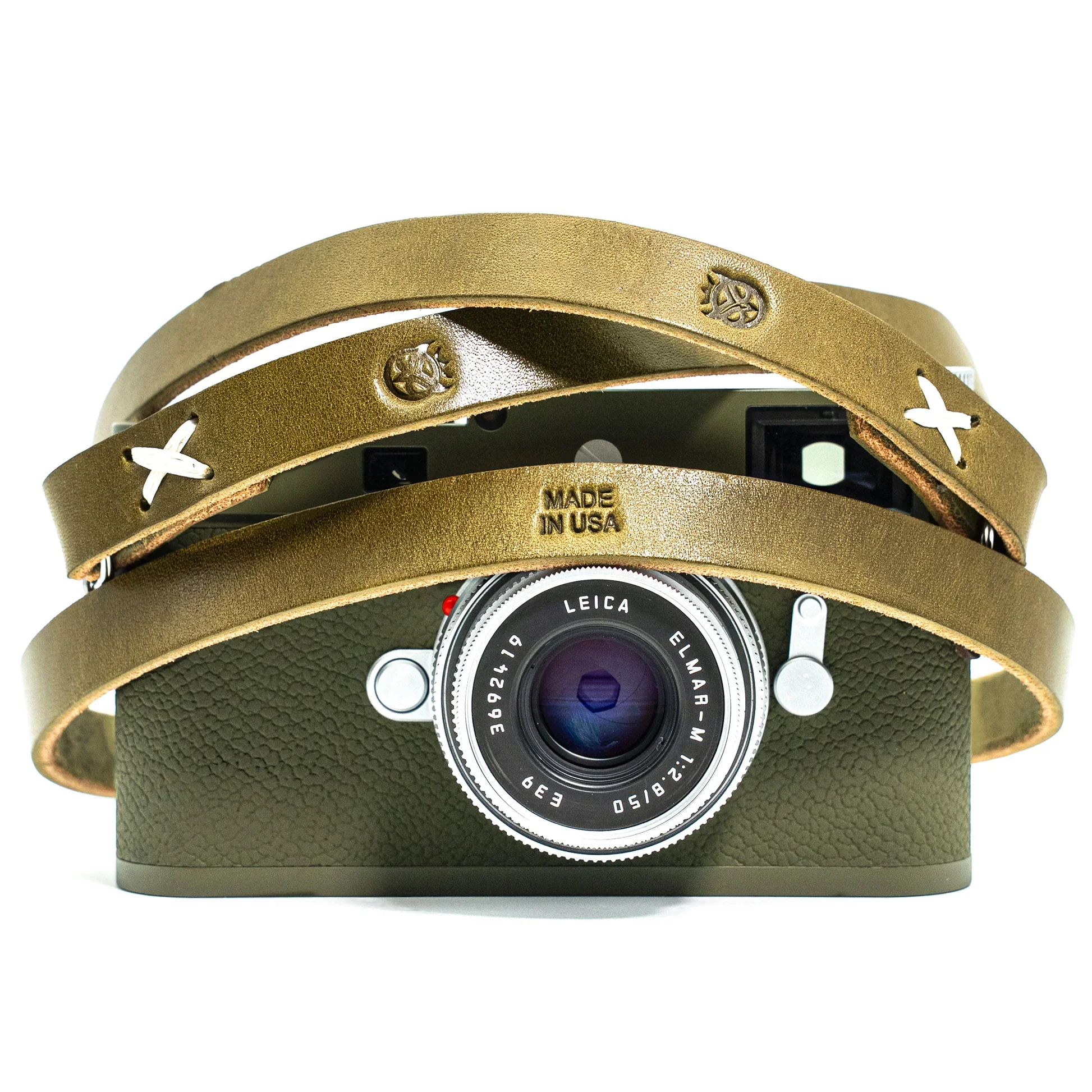 Owlkrown Raw Vintage Leather Strap - Safari 45" - Image 2