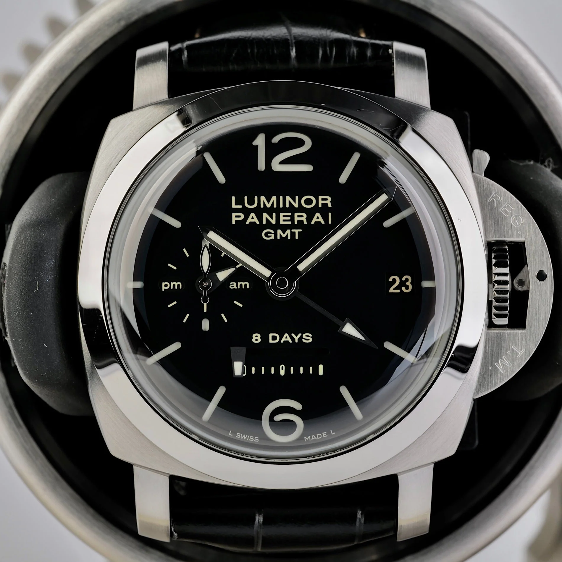 Panerai Luminor 1950 GMT 8 Days PAM233, Boxed OP6936BB1668313 - Image 2