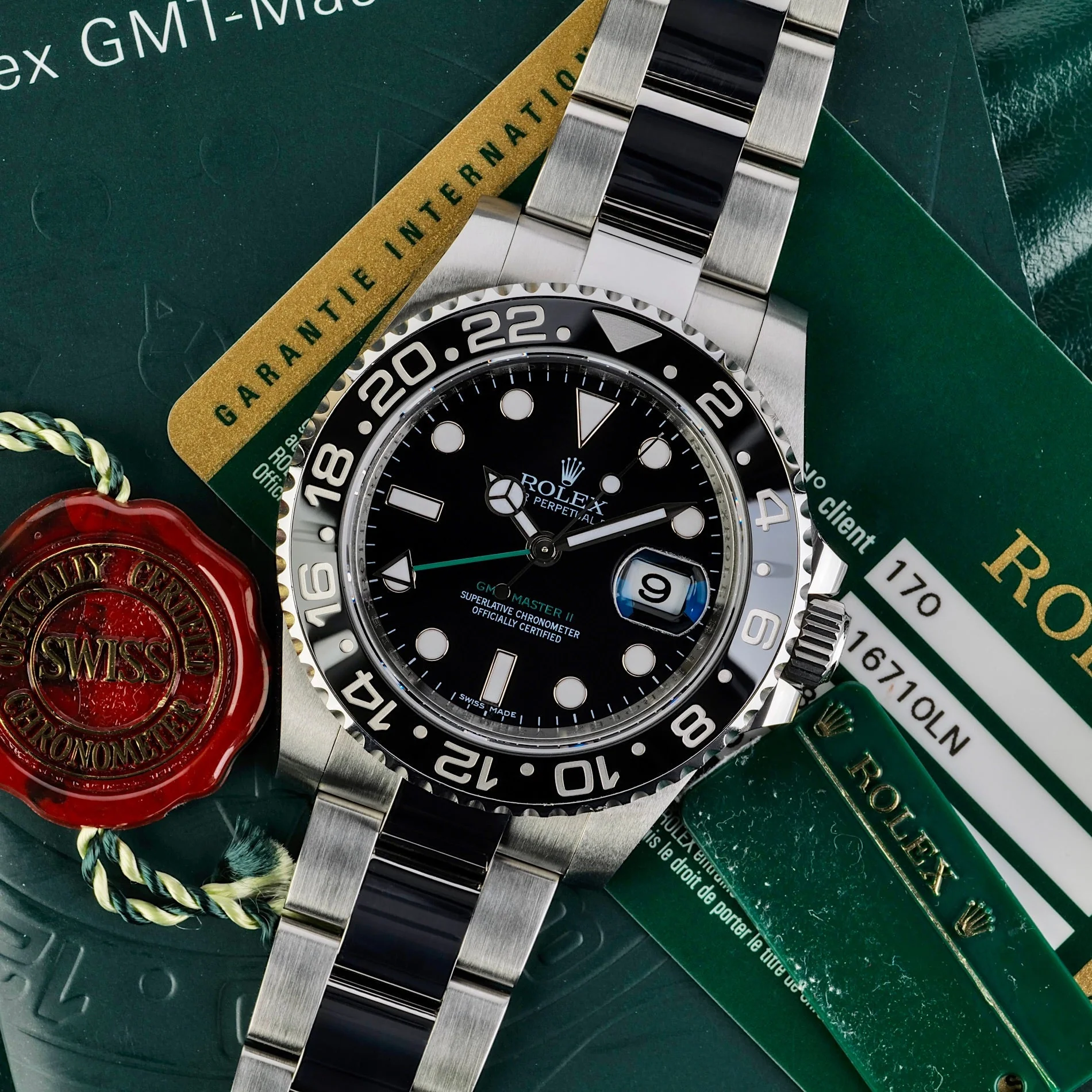 Rolex GMT Master II Ref 116710LN, Boxed V880822