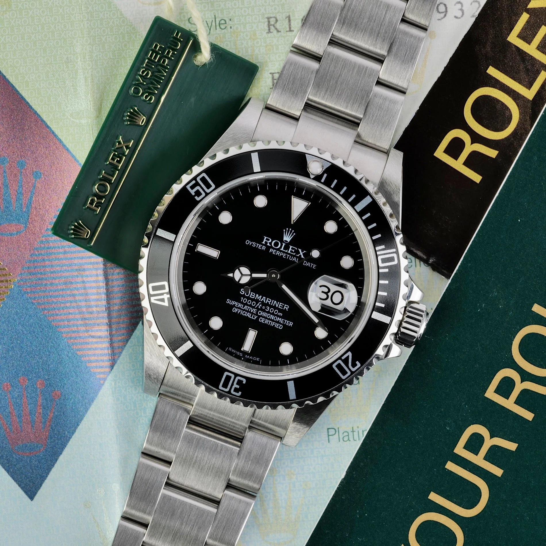 Rolex Submariner Ref 16610, Boxed  Z459160