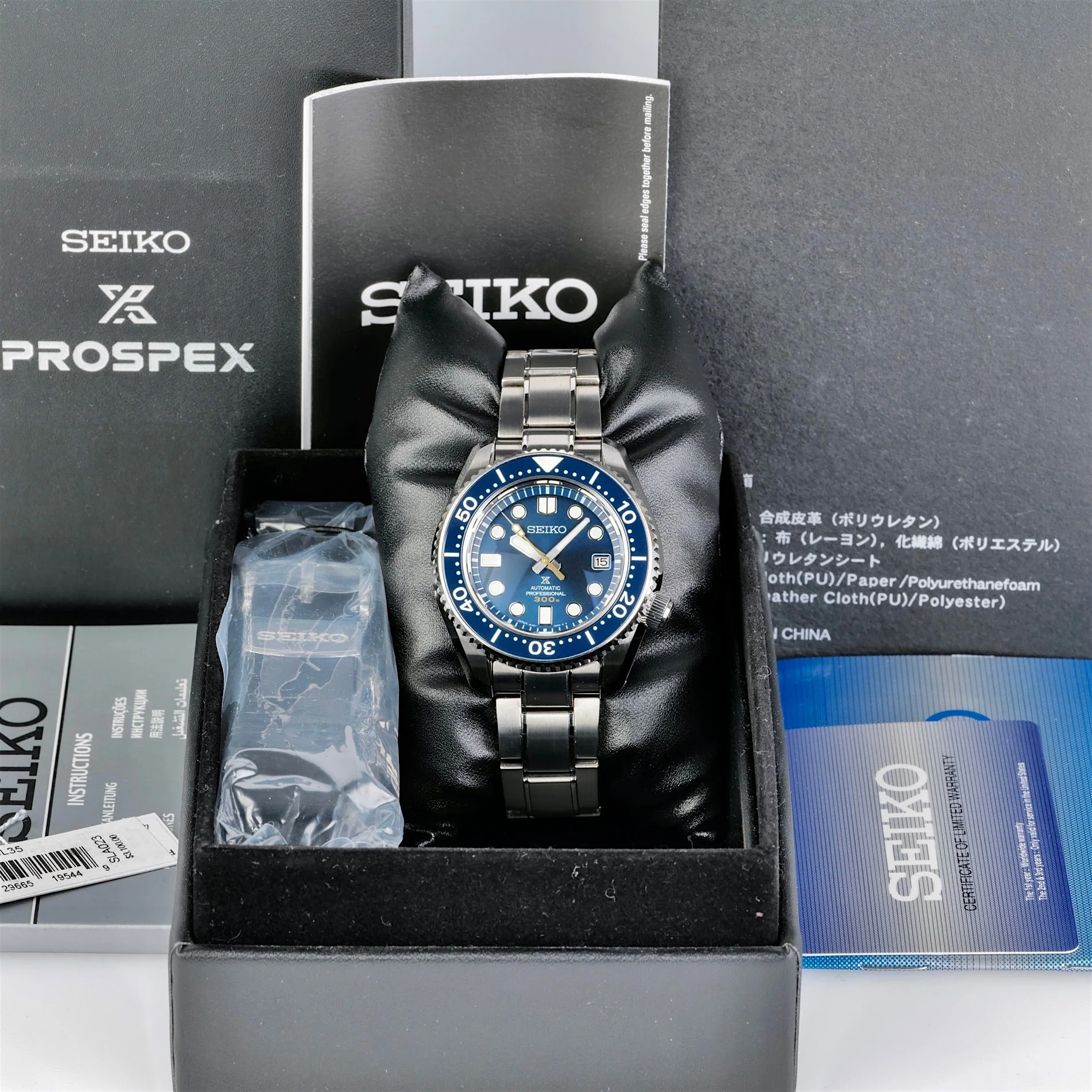 Seiko Prospex Marinemaster 300 Blue Dial, Boxed 970271 - Image 4