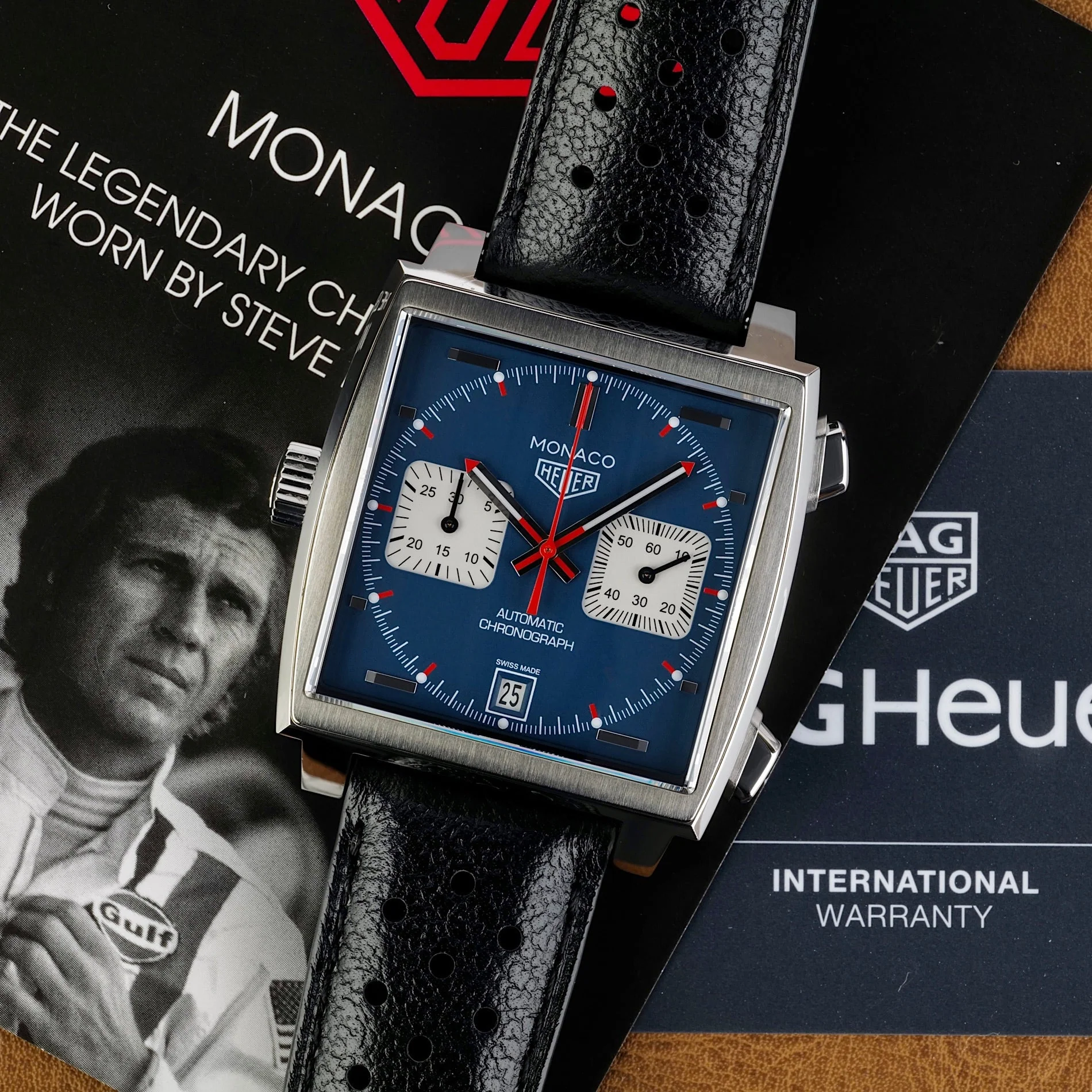 Tag Heuer Carrera Monaco Ref CAW-211P, Boxed WPR2599