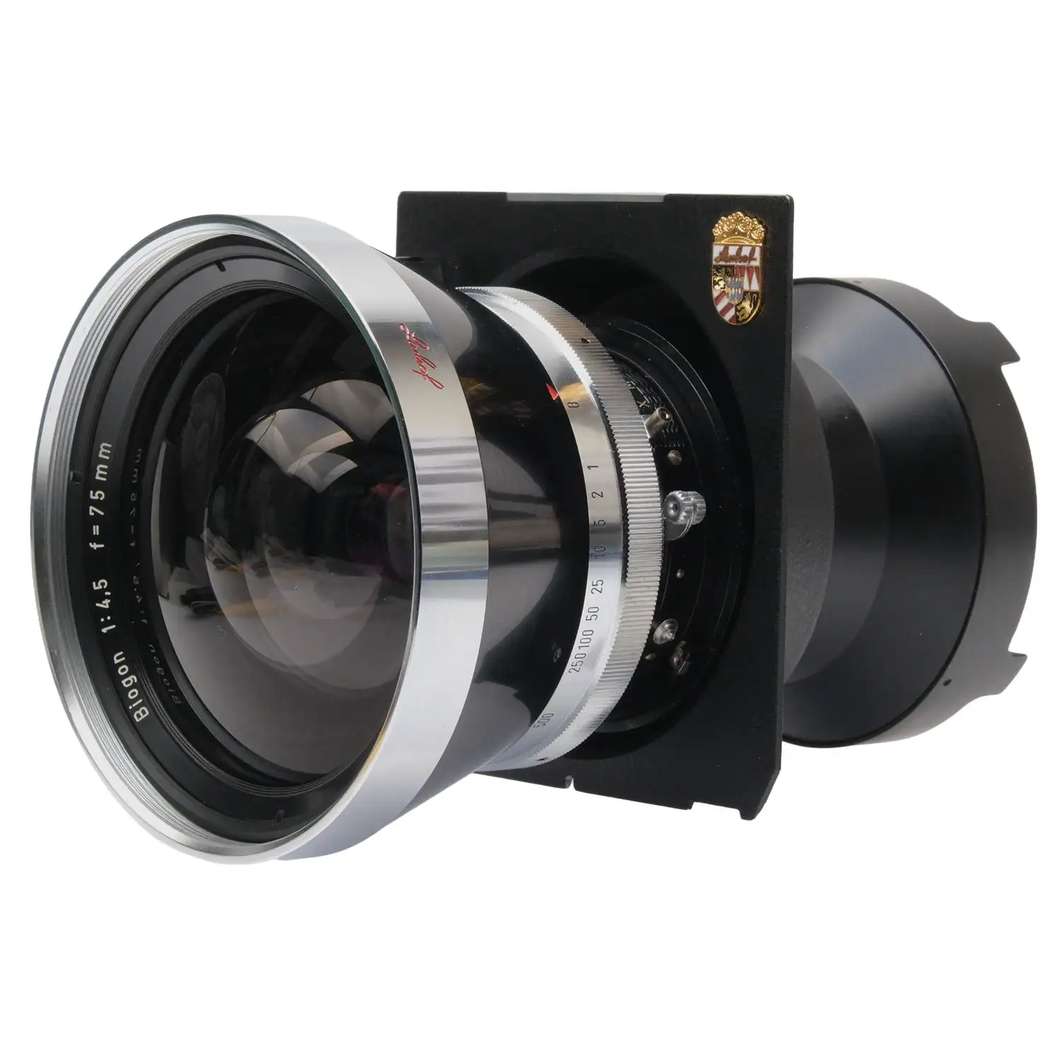 Zeiss 75mm f4.5 Biogon Linhof, faint edge haze rear 2285519 - Image 5