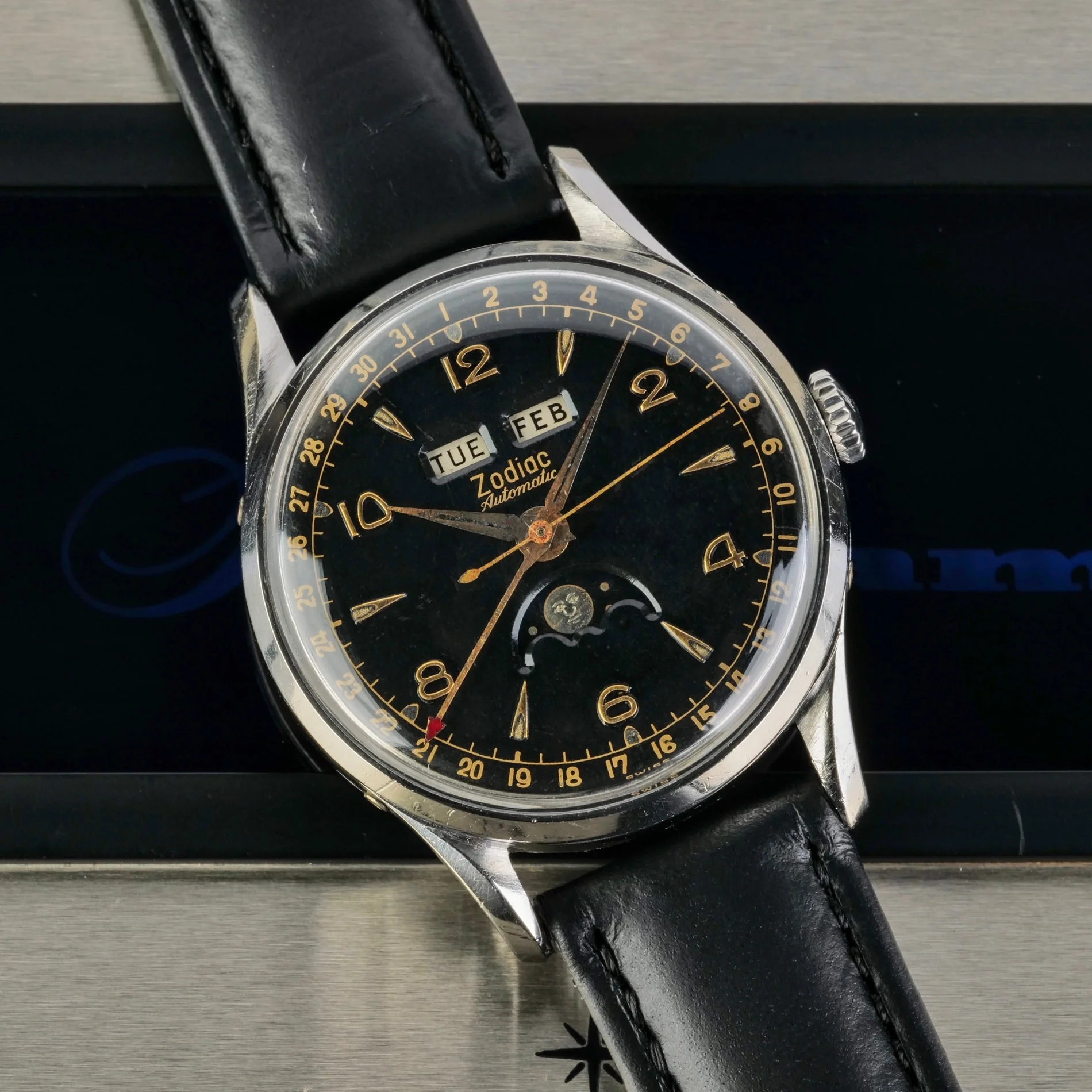 Zodiac Triple Date Moonphase Calendar 355663